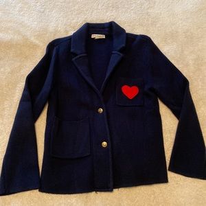 Crewcuts Navy sweater blazer